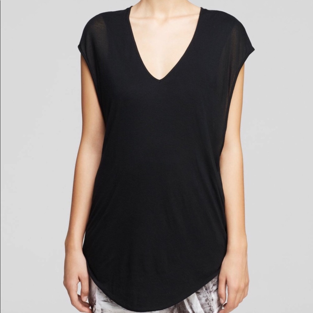 New Helmut Lang twist black top
